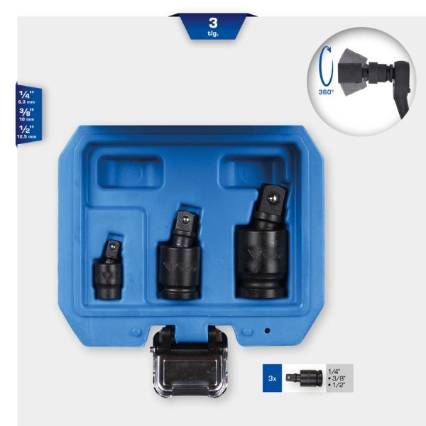 Set capete chei tubulare impact KS TOOLS BT024603