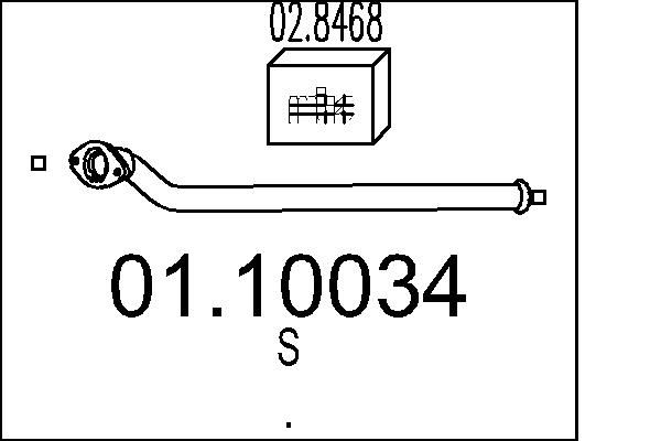 Rura wydechowa MTS 01.10034