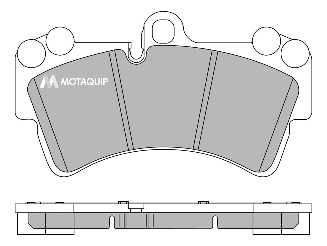 set placute frana,frana disc MOTAQUIP LVXL1429
