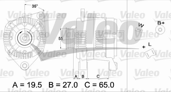 Alternator VALEO 436384