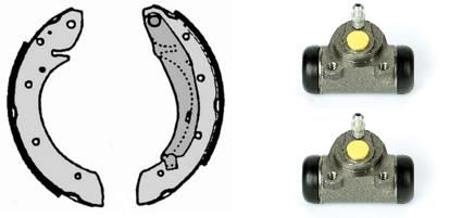 Zestaw szczęk hamulcowych BREMBO H 68 062
