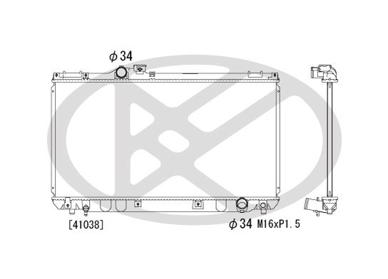 Radiator, racire motor KOYORAD PL010955