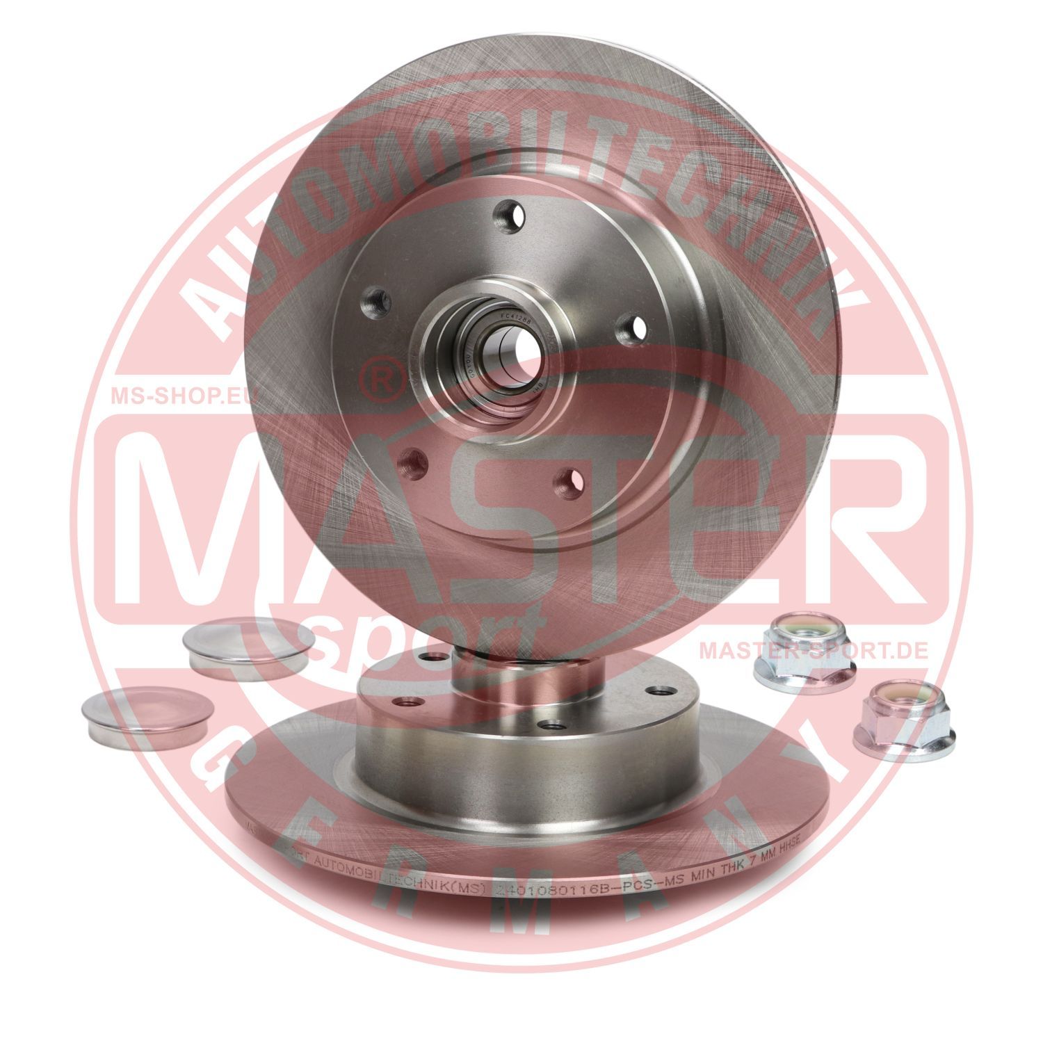 Tarcza hamulcowa MASTER-SPORT GERMANY 2401080116B-SET-MS