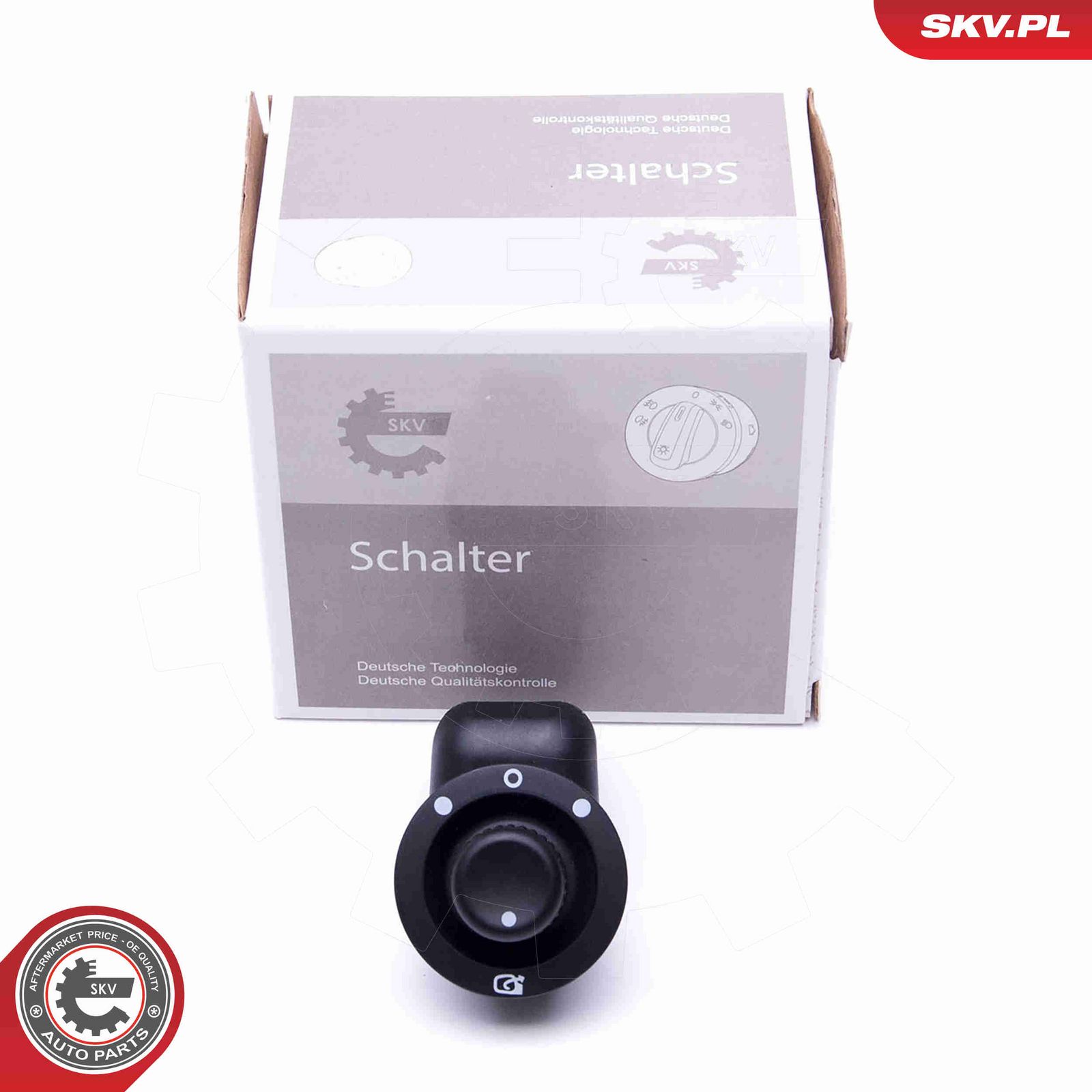 Slēdzis, ārējo atpakaļskata spoguļu regulēšana