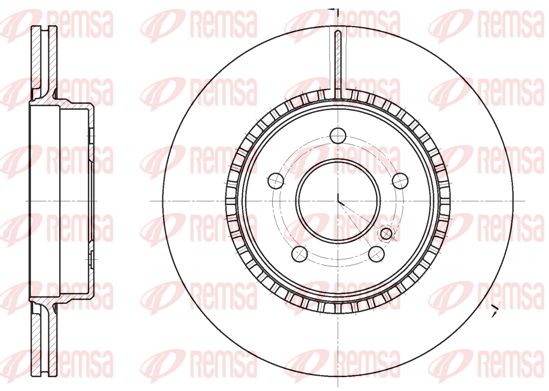 Tarcza hamulcowa KAWE 6929 10