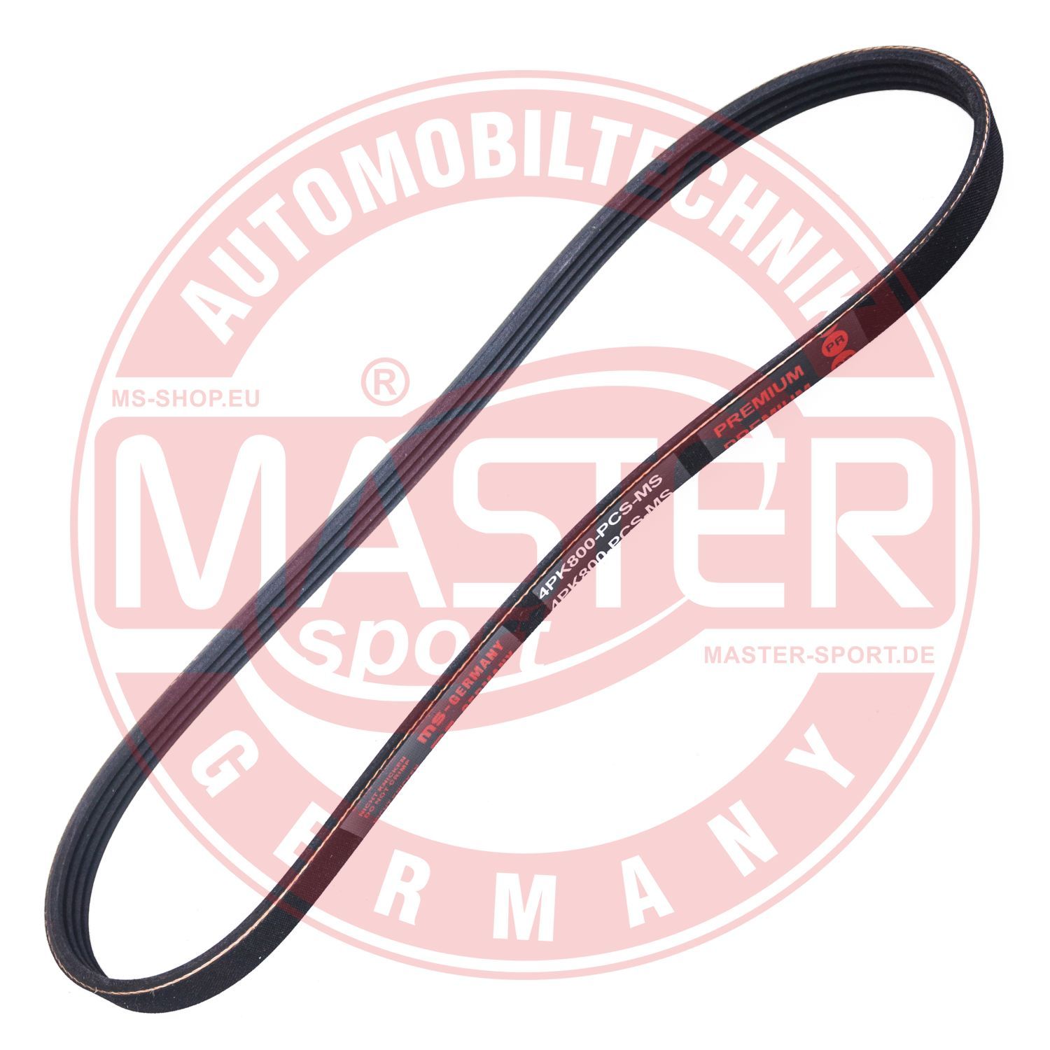 Pasek klinowy wielorowkowy MASTER-SPORT GERMANY 4PK800-PCS-MS