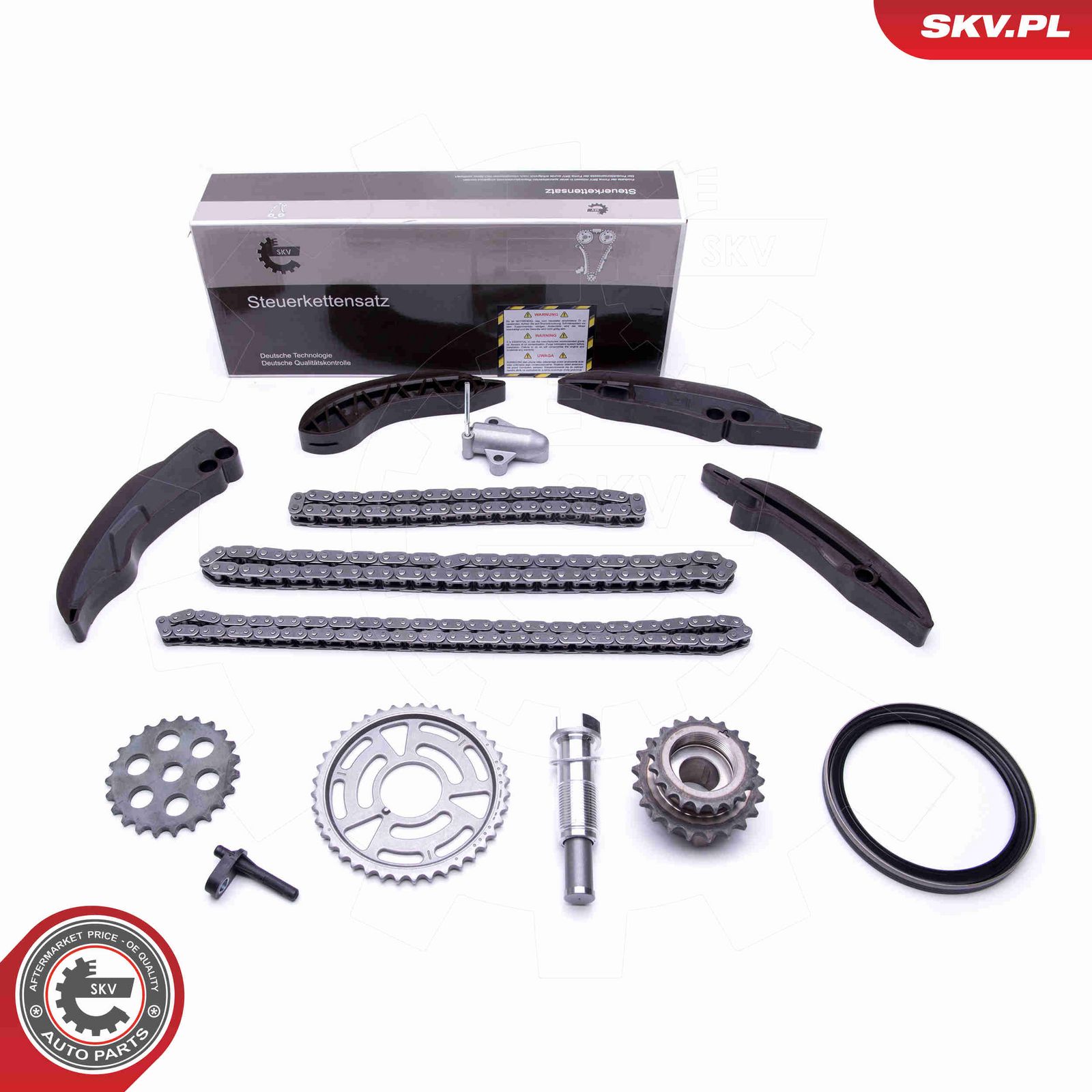 Sadales vārpstas piedziņas ķēdes komplekts