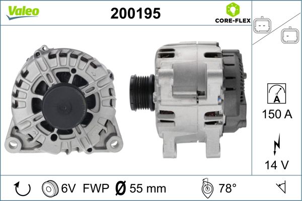 Alternator VALEO 200195