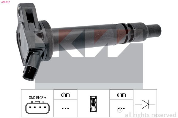 Cewka zapłonowa KW 470 537