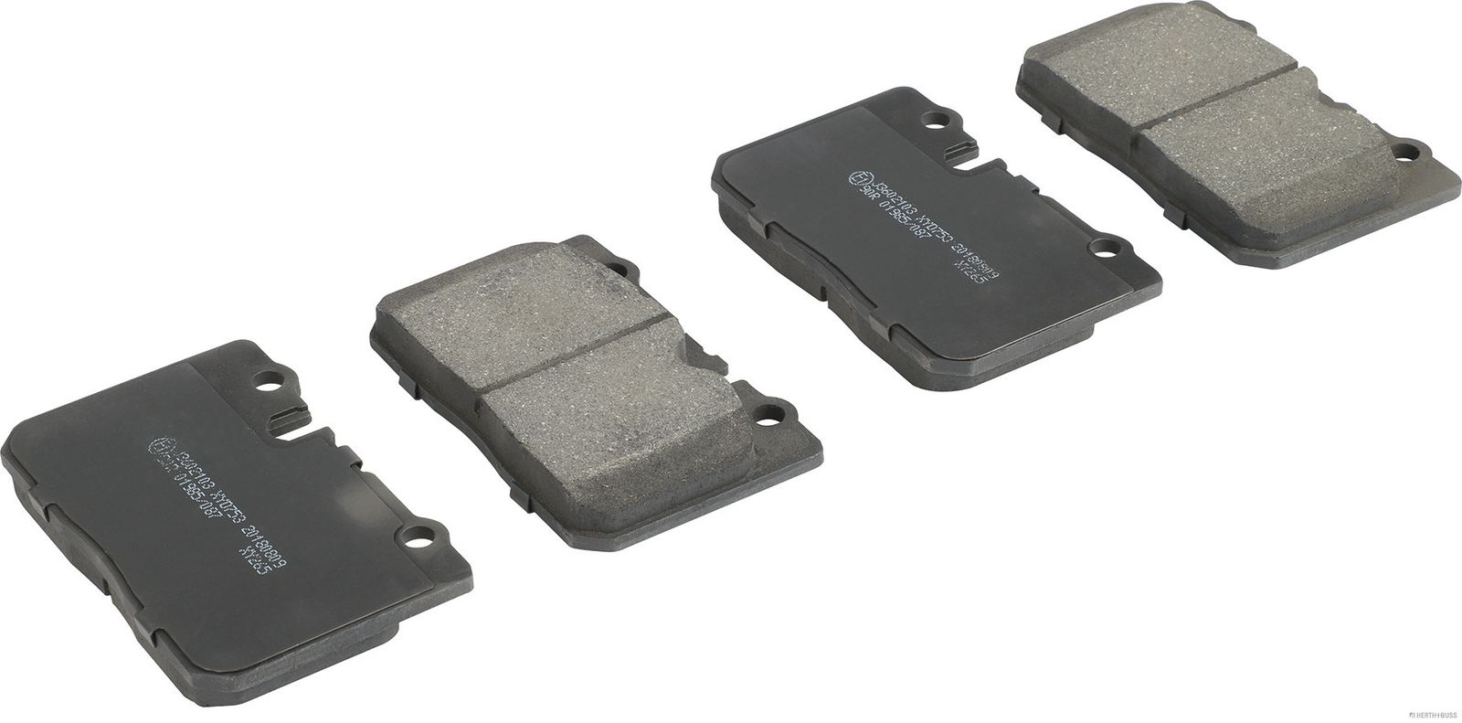 set placute frana,frana disc HERTH+BUSS JAKOPARTS J3602103