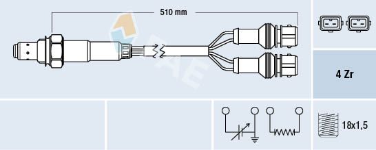Sonda lambda FAE 77387