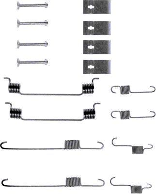 Zestaw dodatków, szczęki hamulcowe MINTEX MBA699