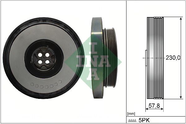 Koło pasowe, wał korbowy SCHAEFFLER INA 544060510