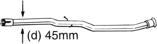 Zestaw naprawczy (rurowy), katalizator BOSAL 889-175