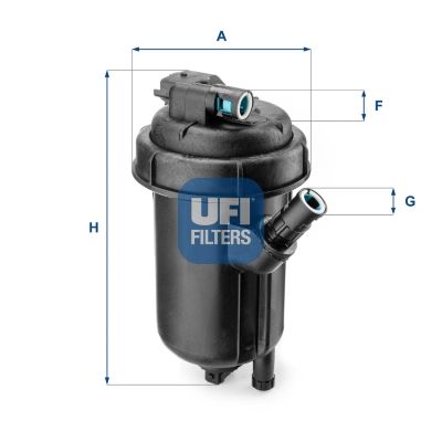 Palivový filter UFI 55.125.00