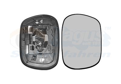 Szkło lusterka, lusterko zewnętrzne VAN WEZEL 5377838