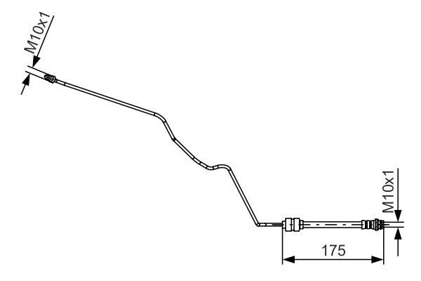 Przewód hamulcowy elastyczny BOSCH 1 987 481 419
