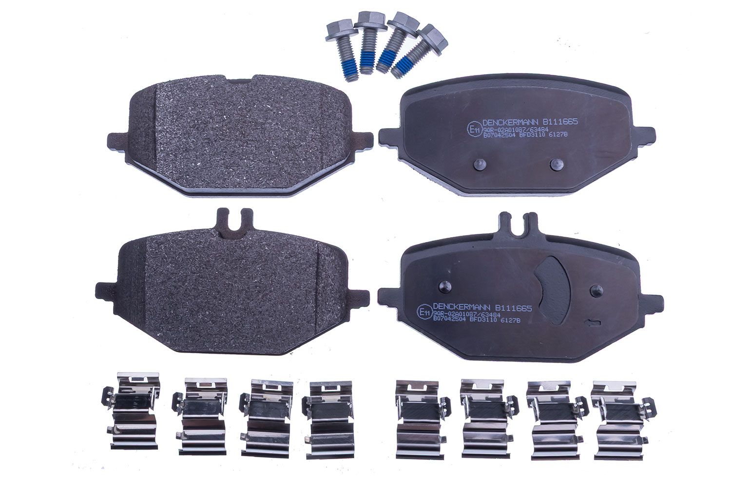 set placute frana,frana disc DENCKERMANN B111665