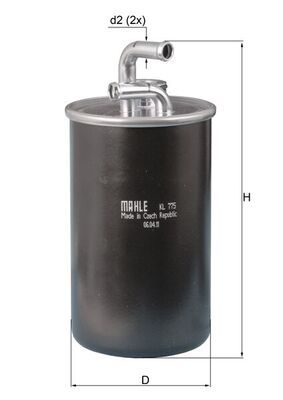 Palivový filter MAHLE KL 775