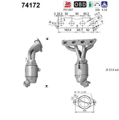 Katalizator AS 14002BR20A