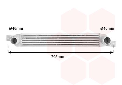 Chladič turba VAN WEZEL 37004392