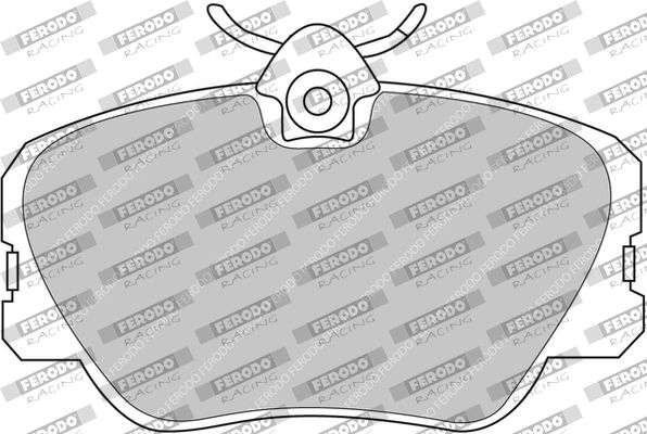 Zestaw klocków hamulcowych, hamulce tarczowe FERODO RACING FCP415R
