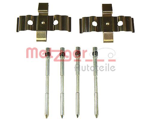 Set accesorii, placute frana METZGER 109-1848