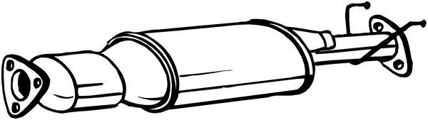 Filtr sadzy / filtr cząstek stałych, układ wydechowy BOSAL 097-227