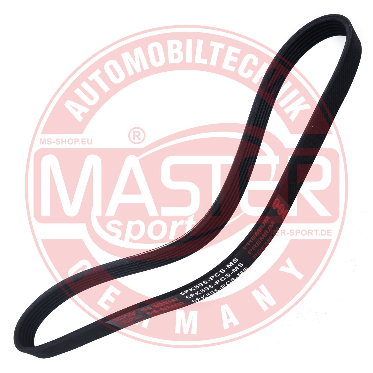 Pasek klinowy wielorowkowy MASTER-SPORT GERMANY 6PK895-PCS-MS