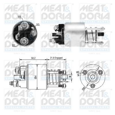 Włącznik elektromagnetyczny, rozrusznik MEAT & DORIA 46281