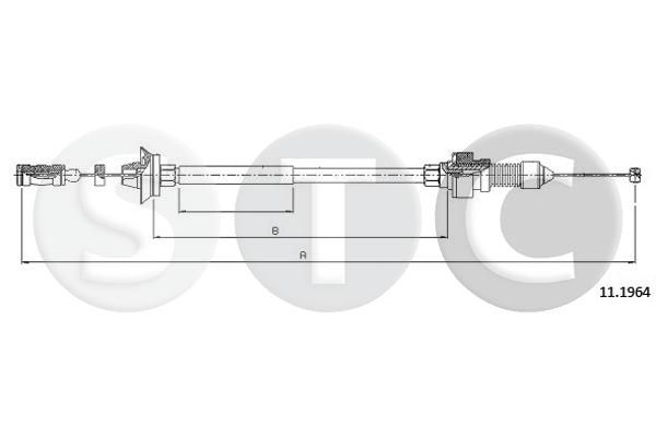 Linka gazu STC T480900