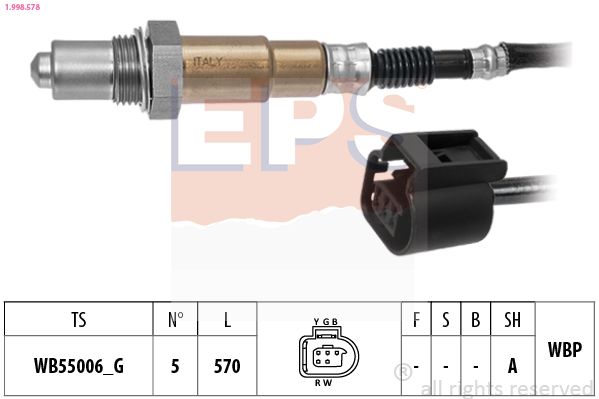 Sonda lambda EPS 1.998.578