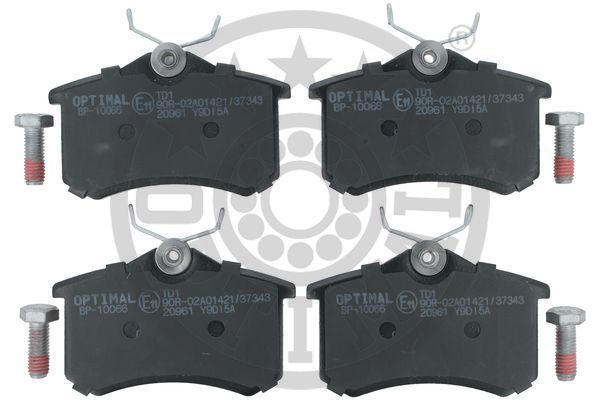 Zestaw klocków hamulcowych, hamulce tarczowe OPTIMAL BP-10066