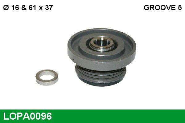 Alternator - sprzęgło jednokierunkowe LUCAS LOPA0096