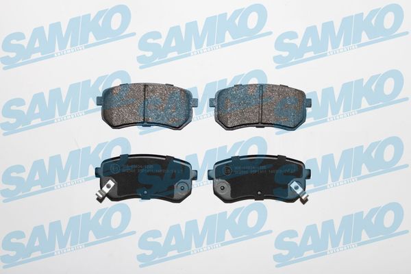 Levně Sada brzdových destiček, kotoučová brzda SAMKO 5SP1411