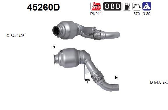 Katalizator AS 45260D