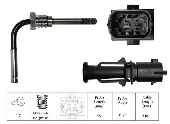 czujnik, temperatura spalin LUCAS LGS6064