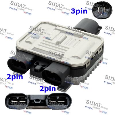 Unitate comanda, ventilator electric (racire motor) SIDAT 10.6118