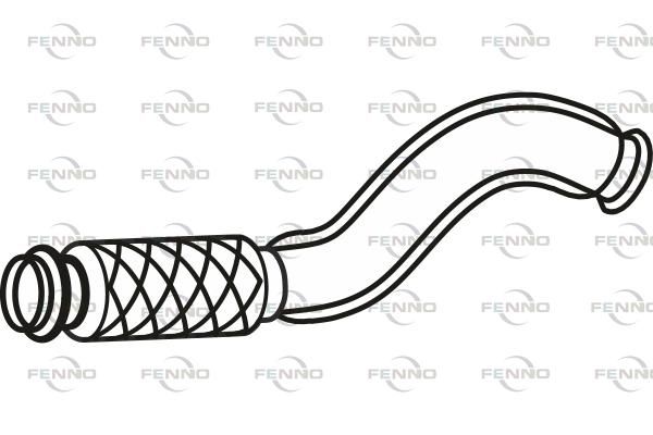 Rura wydechowa FENNO P17027