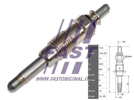 Świeca żarowa FAST FT82710