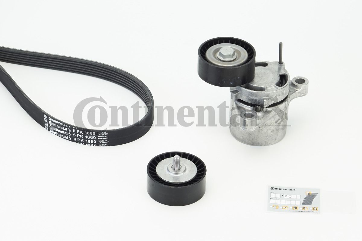 Zestaw paska klinowego wielorowkowego CONTINENTAL CTAM 6PK1660K5