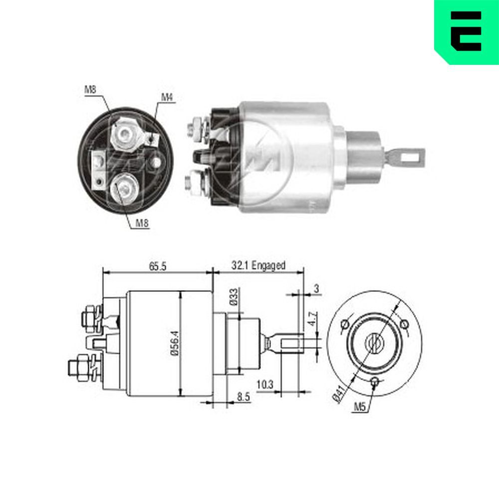 Solenoid, electromotor ERA ZM578