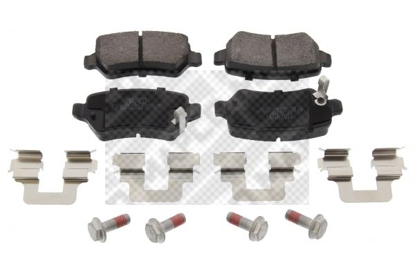 Zestaw klocków hamulcowych, hamulce tarczowe MAPCO 6605