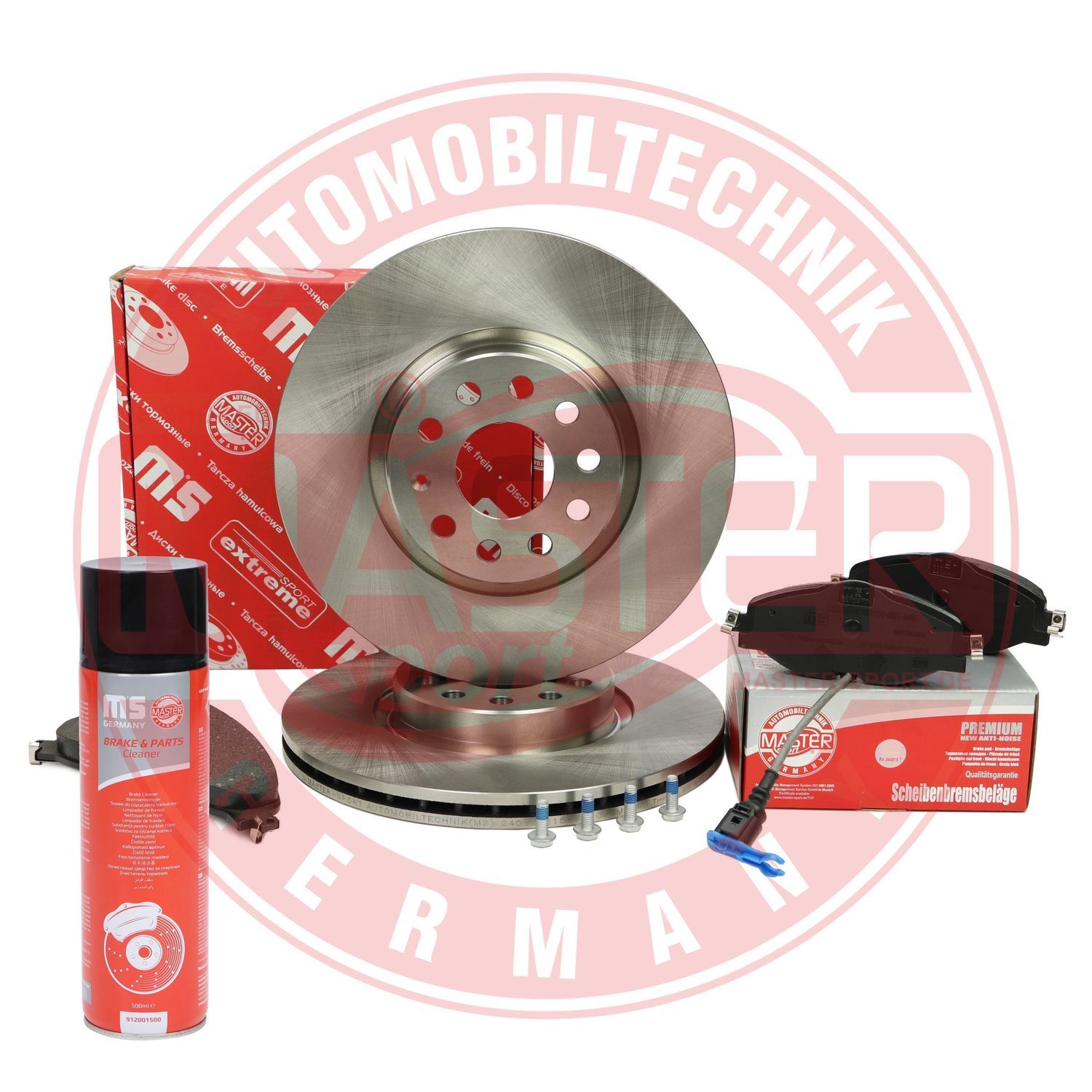 Zestaw do hamulców, hamulce tarczowe MASTER-SPORT GERMANY 202501580P