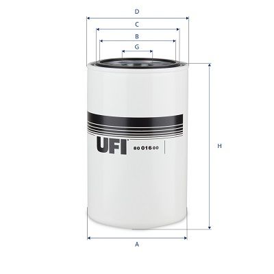 Filtru ulei UFI 80.016.00