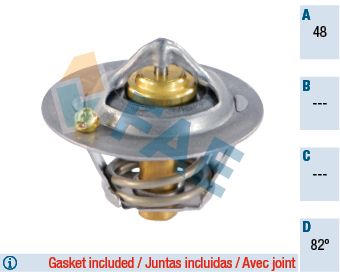 Termostat, chladivo FAE 5323282