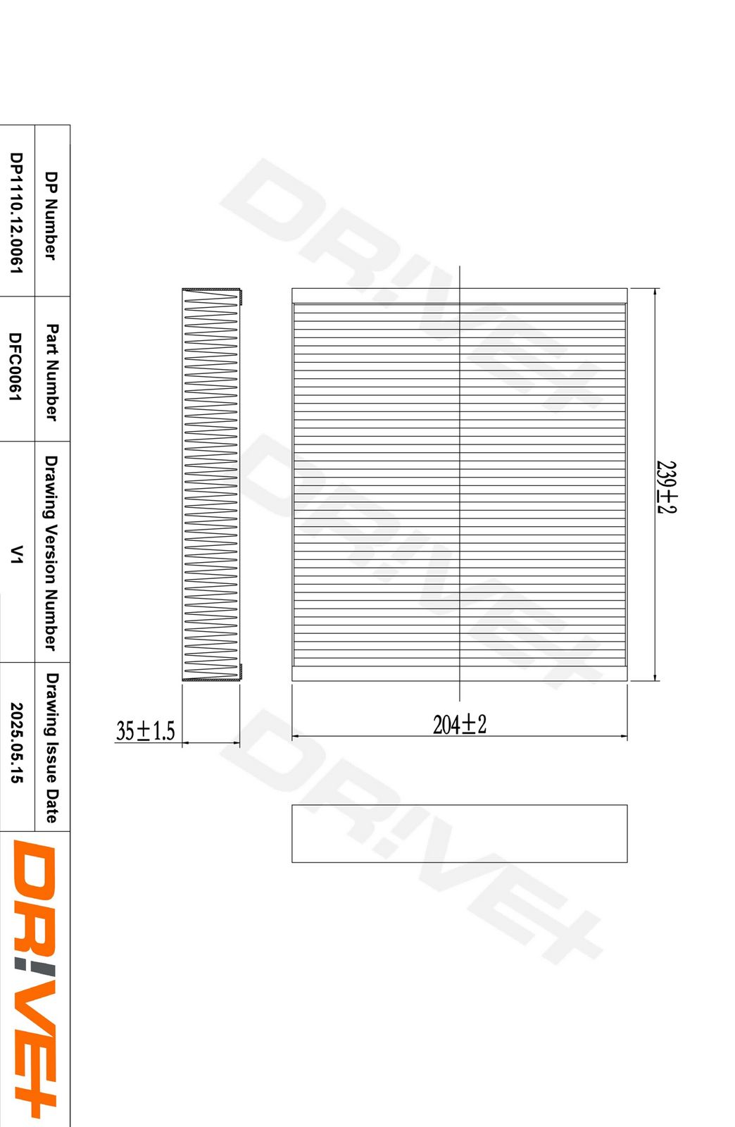 Фильтр, воздух во внутренном пространстве