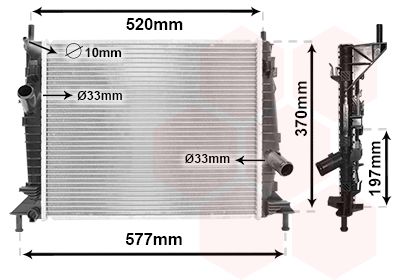 Radiateur, refroidissement du moteur