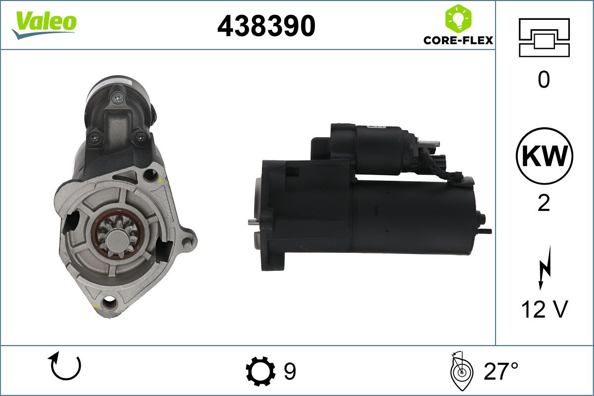 starter VALEO CORE-FLEX 438390