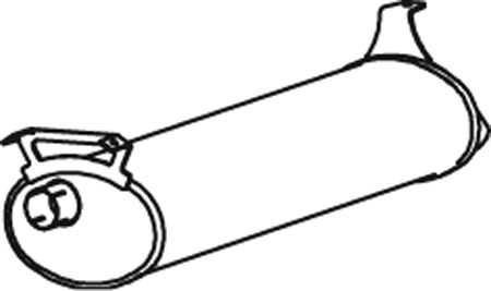 Tłumik końcowy DINEX 66341